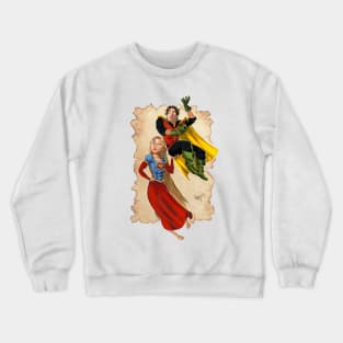 Superapunzel and Flynn Robin Crewneck Sweatshirt